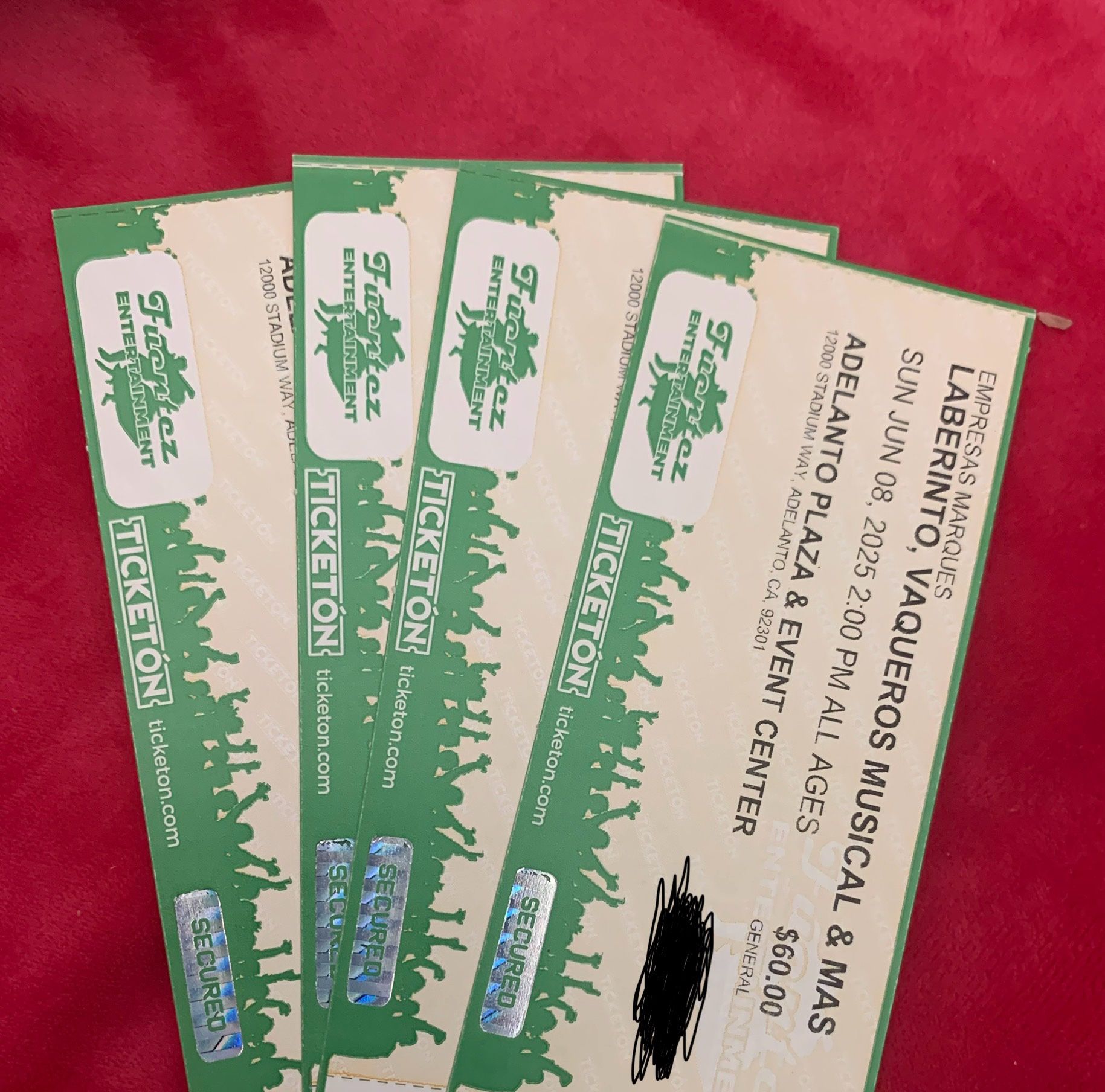 Concert Tickets 🎫