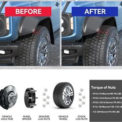 1.25'' 6x135 Wheel Spacers for 2004-2014 F150, 6x135mm Hubcentric Wheel Spacer for 2003-2014 Expedition, 2005-2014 Mark LT, 2003-2014 Navigator with
