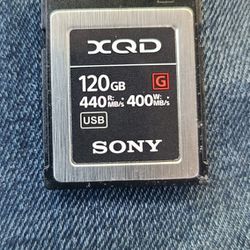  120 GB XQD Sony Memory Card