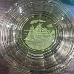 Uranium Glass Plates 
