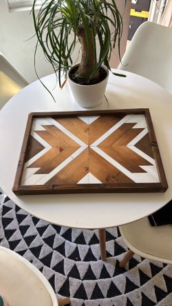 Wood Art Tray