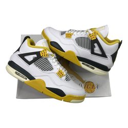 Size 12 - Air Jordan 4 Retro Vivid Sulfur Womens Yellow Mens 10.5 BRAND NEW