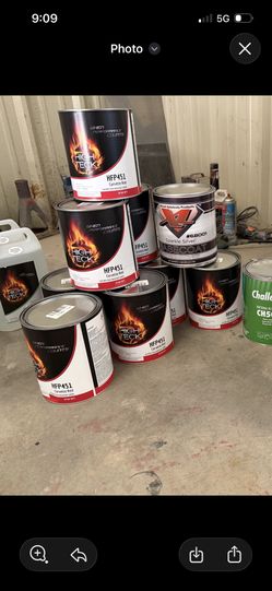 Red Base Coat Gallons