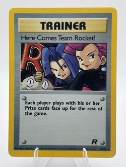 Here Comes Team Rocket Pokémon Trainer Card 15/82 LP+