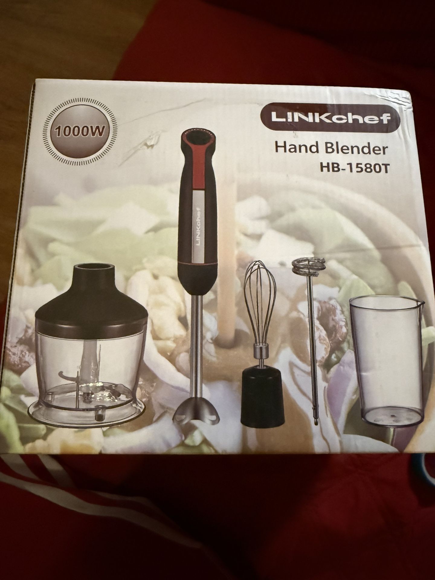 New Linkchef 1000 Watt Hand Blender 