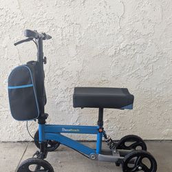 Padded knee scooter