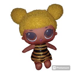 Lol Surprise Plush Doll 14" Queen Bee 571285 Gold Black 2020 Removable Outfit