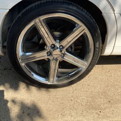 For Sale CHROME RIMS AND TIRES!!’