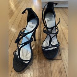 Stuart Weitzman Black Heels with Sparkle. Size 10. 