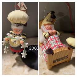 Hershey World Kurt Adler Christmas Ornaments