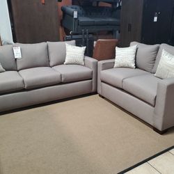 Sofa and Loveseat
