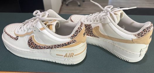 Nike Air Force 1 Shadow White Leopard Animal Print