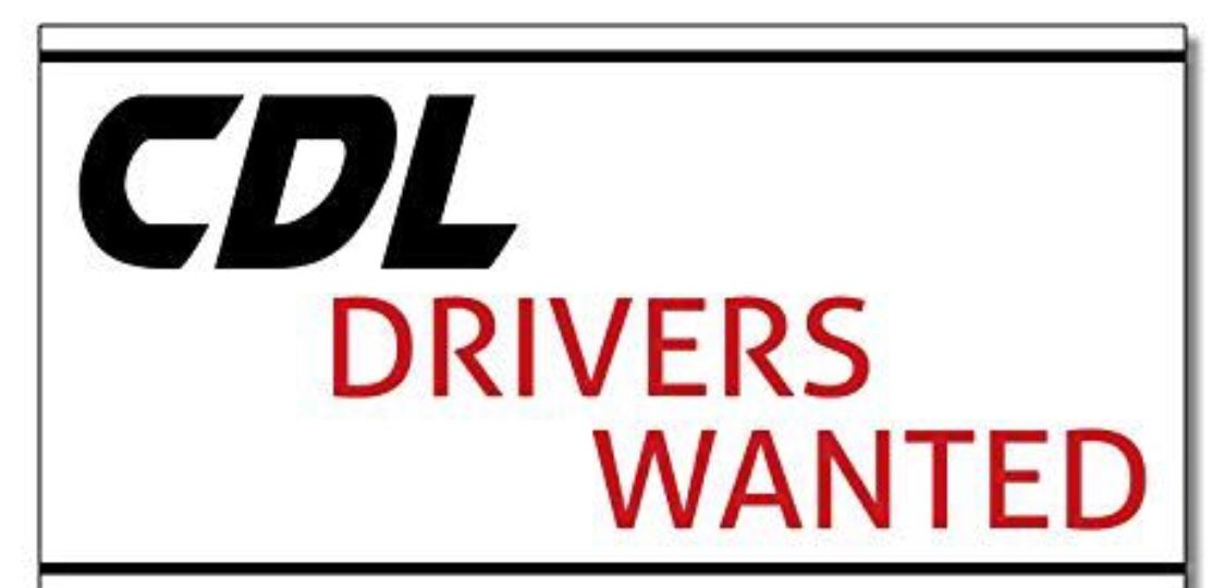 Full time CDL DRIVERS WANTED