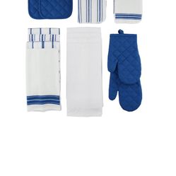 Kitchen Accessory Set Blue 