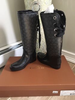 Woman coach boots