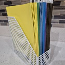 Office Filing Folders & Metal Holder