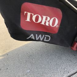 TORO MOWER self propelled 