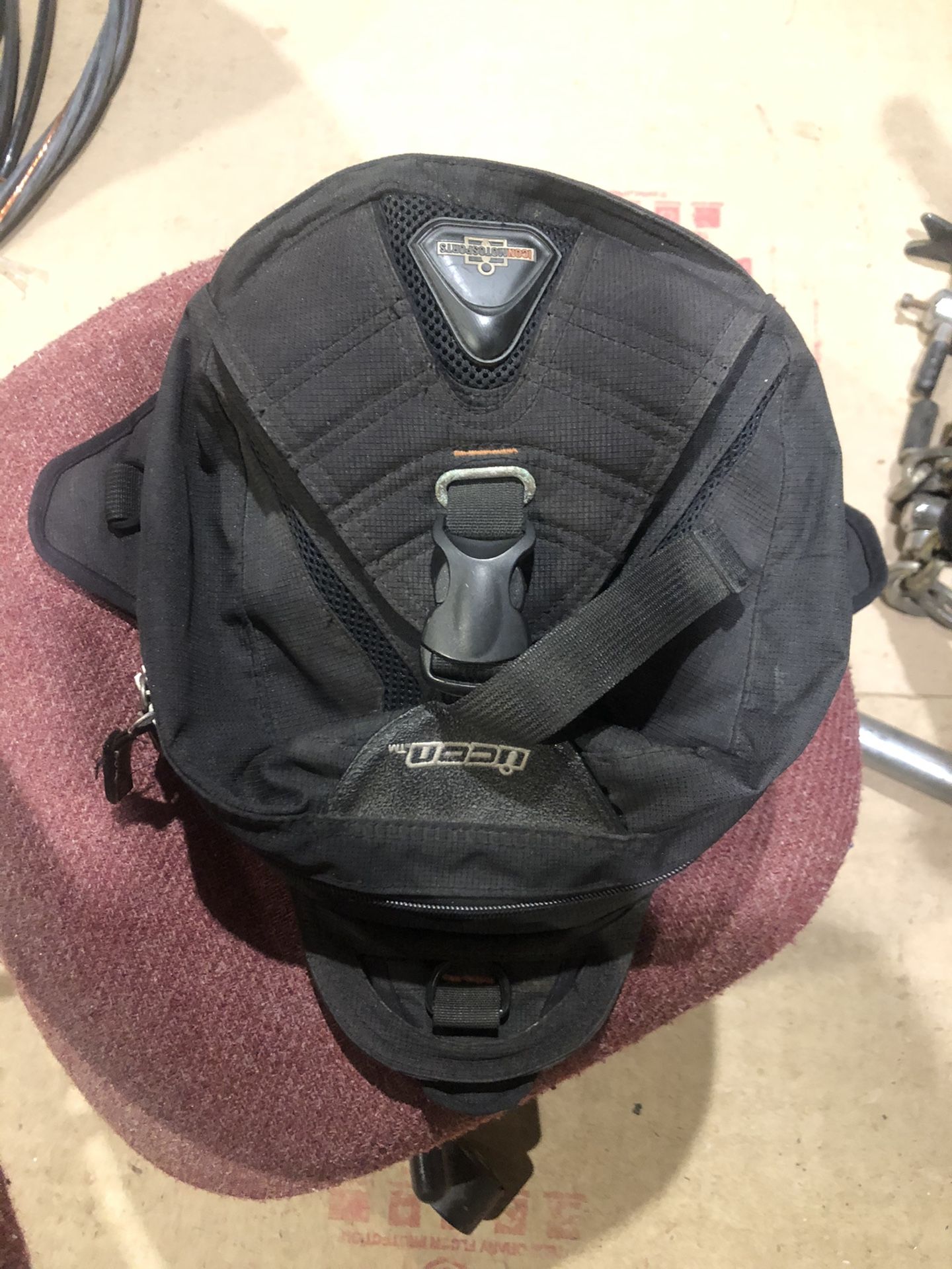 Icon Magnetic Motorcycle Tank Bag
