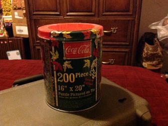 Vintage 200 piece coca cola puzzle