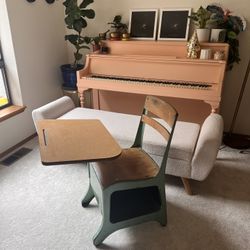 vintage school desk 