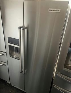 KitchenAid Side by Side Refrigerator Stainless Steel