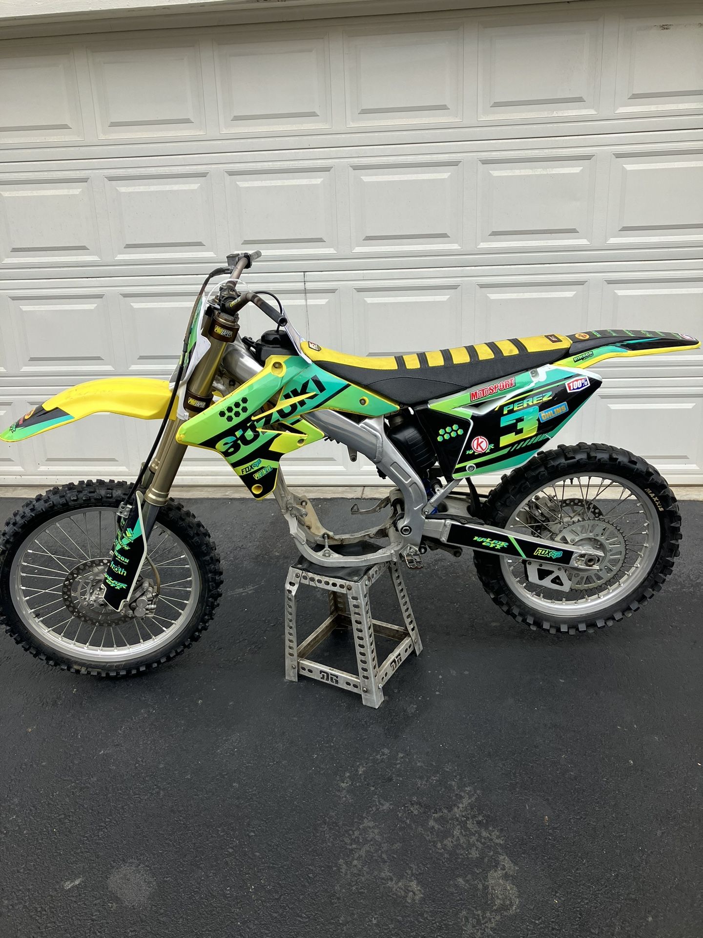 2007 Suzuki RMZ250 Rolling Chassis Motocross Electric Dirt Bike Conversion Oem Factory RMZ 250 Rm 250 Yz Cr Kx 