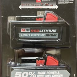 Milwaukee redlithium Xc60 Dual Battery Pack (unopened)