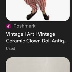 Antique Clown Doll 
