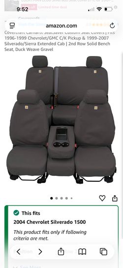 Silverado ext cab, seat covers 96-07