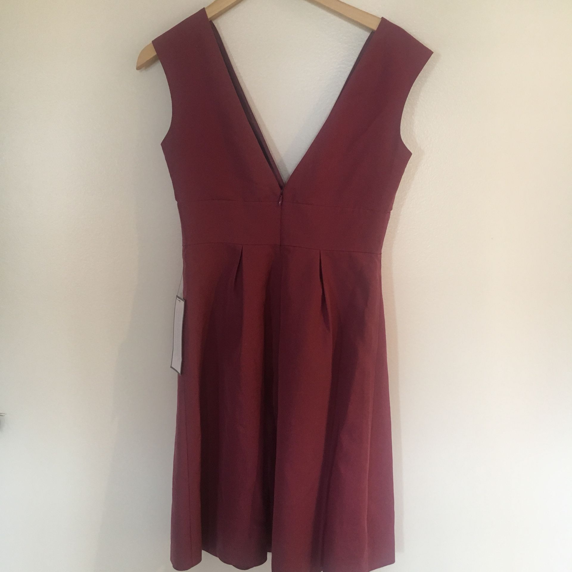 J Crew purple v neck dress size 4