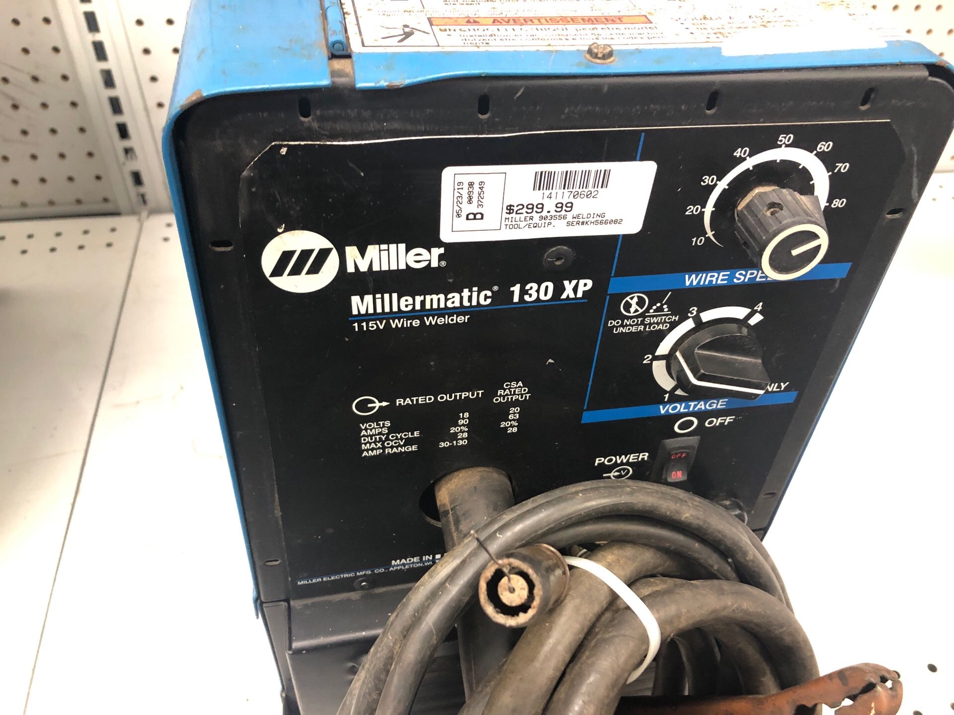 Miller welding tool 130XP 115V wire welder for Sale in Charlotte, NC