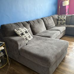 Large three-piece sectional