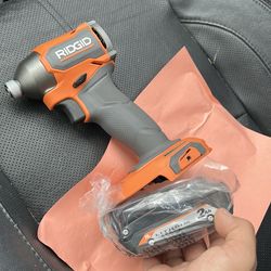 Rigid drill and new battery