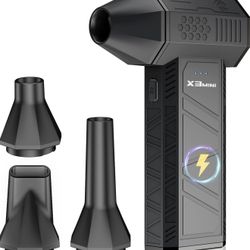 Compressed Air Duster, 180000RPM Electric Air Duster, Rechargeable Cordless Air Blower with 3-Gear Turbo Fan, Canned Air Alternative for Keyboard, PC,