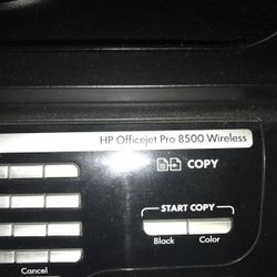 Hp office Jet Pro8500 wireless