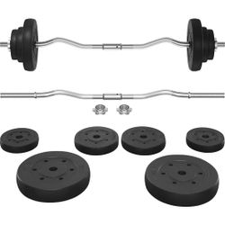 Curl Bar W/ Up To 44lbs - 610638