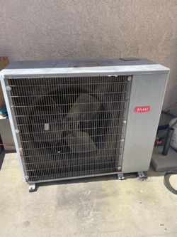 Used 4 ton Bryant AC condenser unit.
