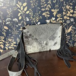 Mexican Crafts Leather Purse 