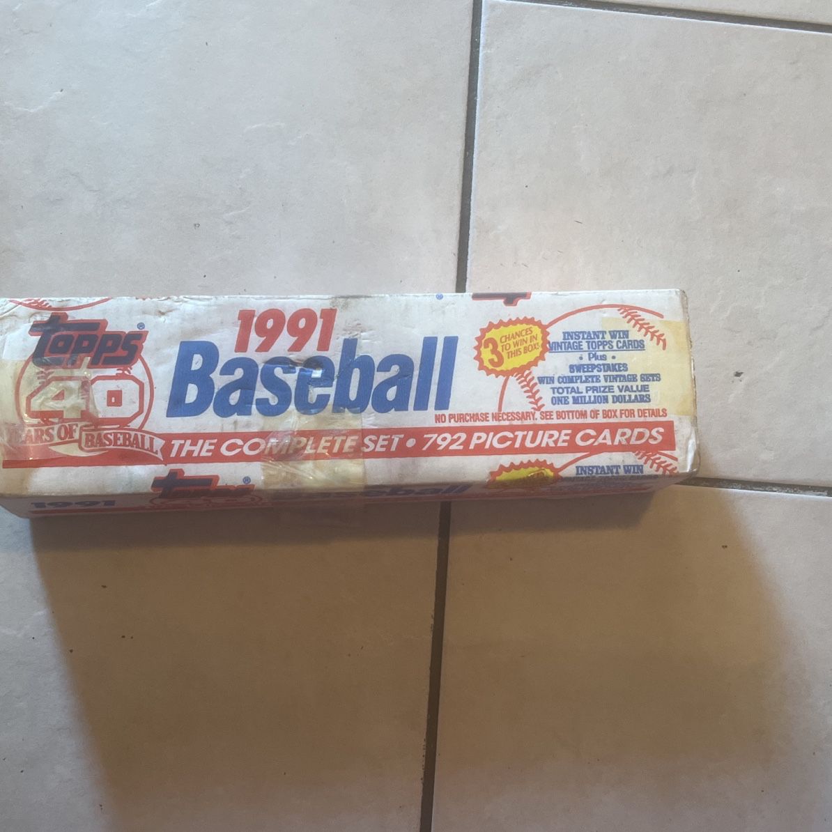 Topped 1991 Baseball - The Complete Set 
