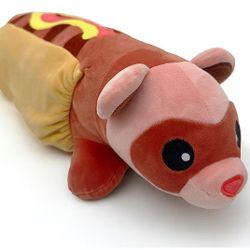 Ferret Body Pillow With Heating Pad Pouch