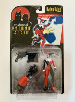 1997 Adventures of Batman & Robin Animated Series HARLEY QUINN Figure MOC