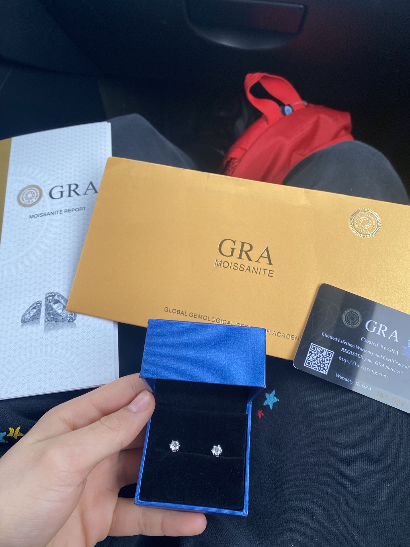 Moissanite Diamond Earrings