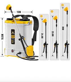 Battery Powered Backpack Sprayer 5.3Gal Compatible with DeWalt 20V Battery(NOT Included),