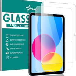 Tempered Glass Screen Protector for iPad 10th Generation 10.9" 2022d