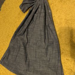  Baby Ring Sling- Denim Gray Blue 