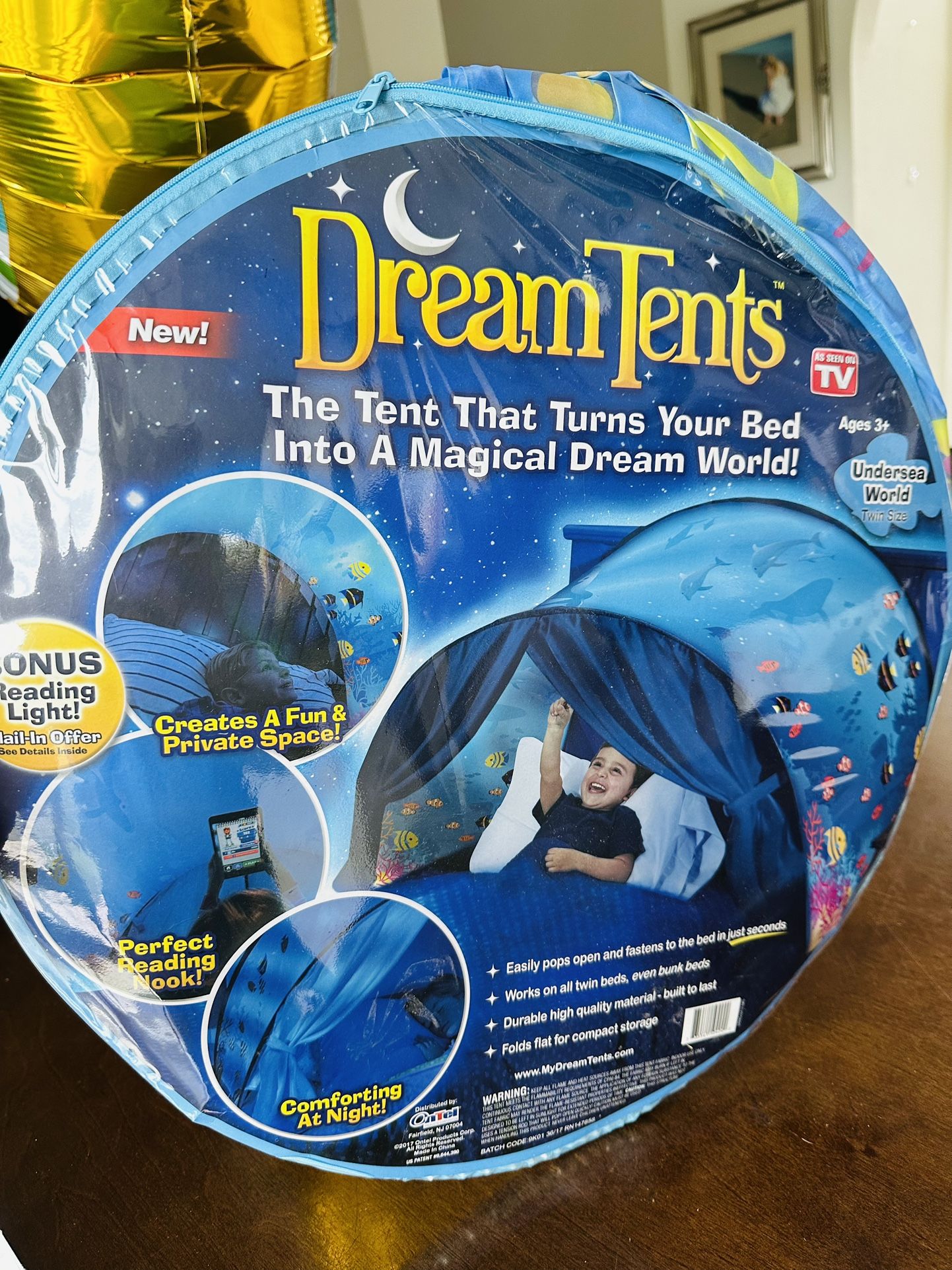 ~NEW Under The Sea Dream TENT for Child’s Bed~AS SEEN ON TV~$7