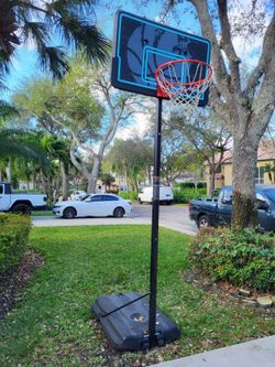 Lifetime 44 Inch Impact Portable Adjustable Basketball Hoop