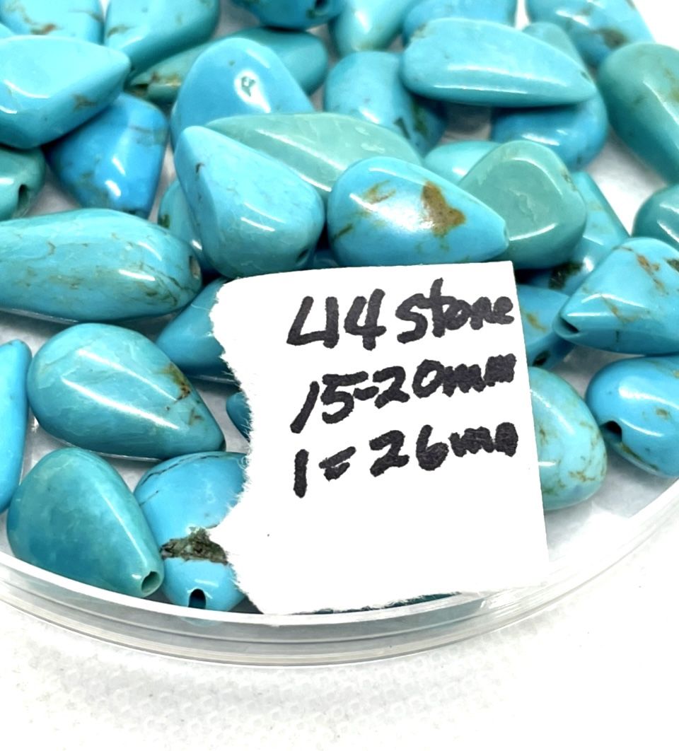 Genuine Pear Turquoise Beads
