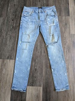 Purple jeans
