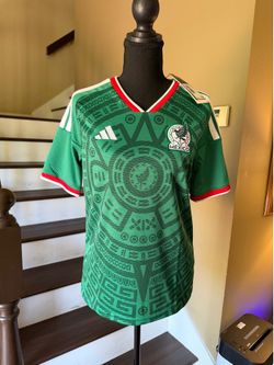 Adidas Mexico 26 Home Jersey Authentic Size Large Youth Women Small